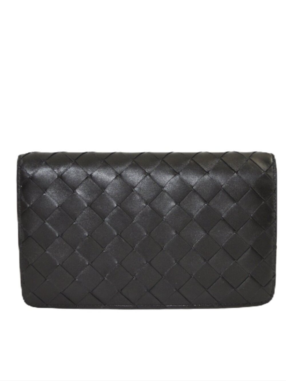 Bottega Veneta Intrecciato Weave Tri-fold Wallet #202-69